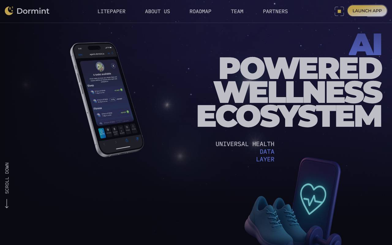 Dormint website preview