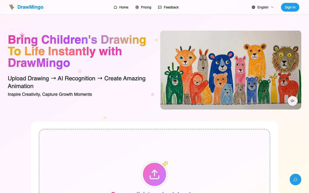 drawmingo website preview