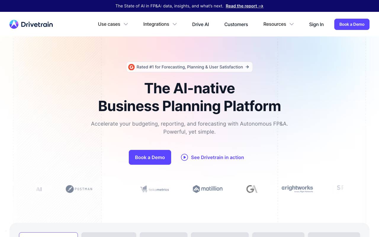 Drive AI website preview