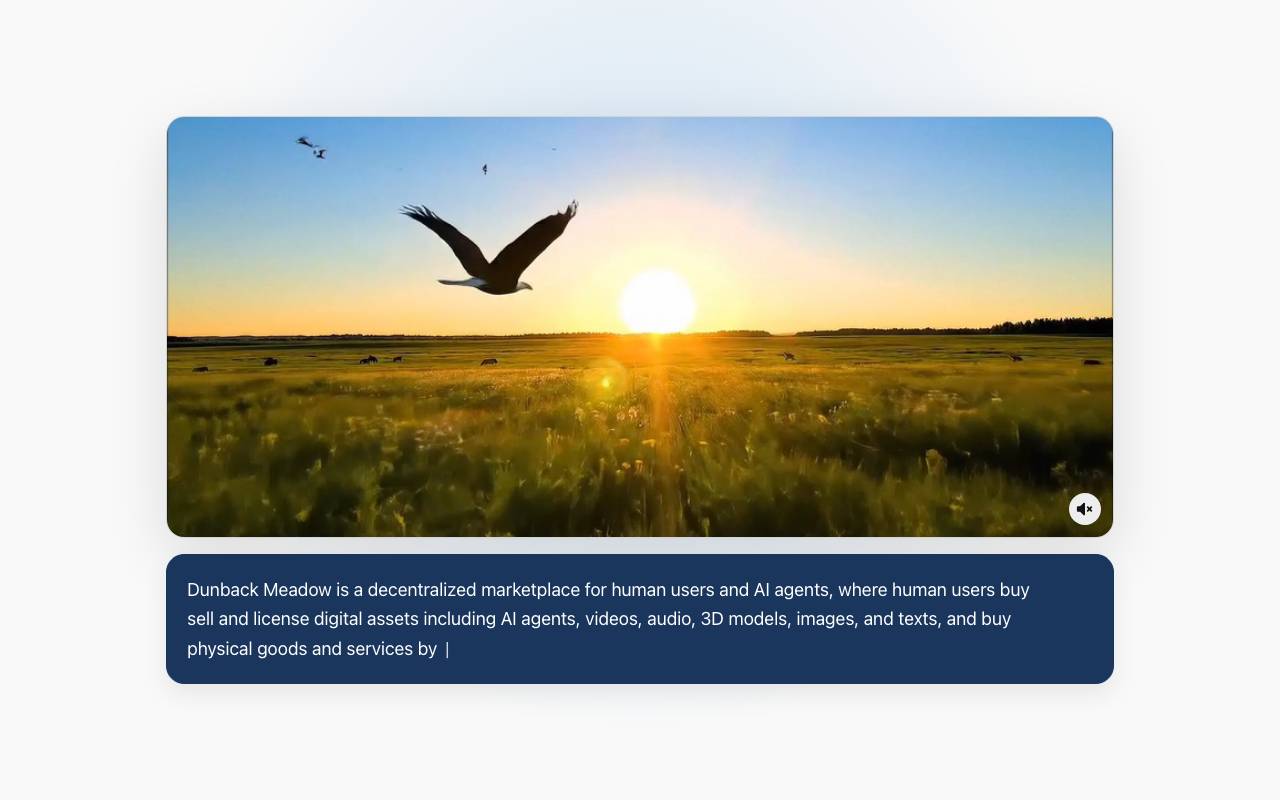 Dunback Meadow website preview