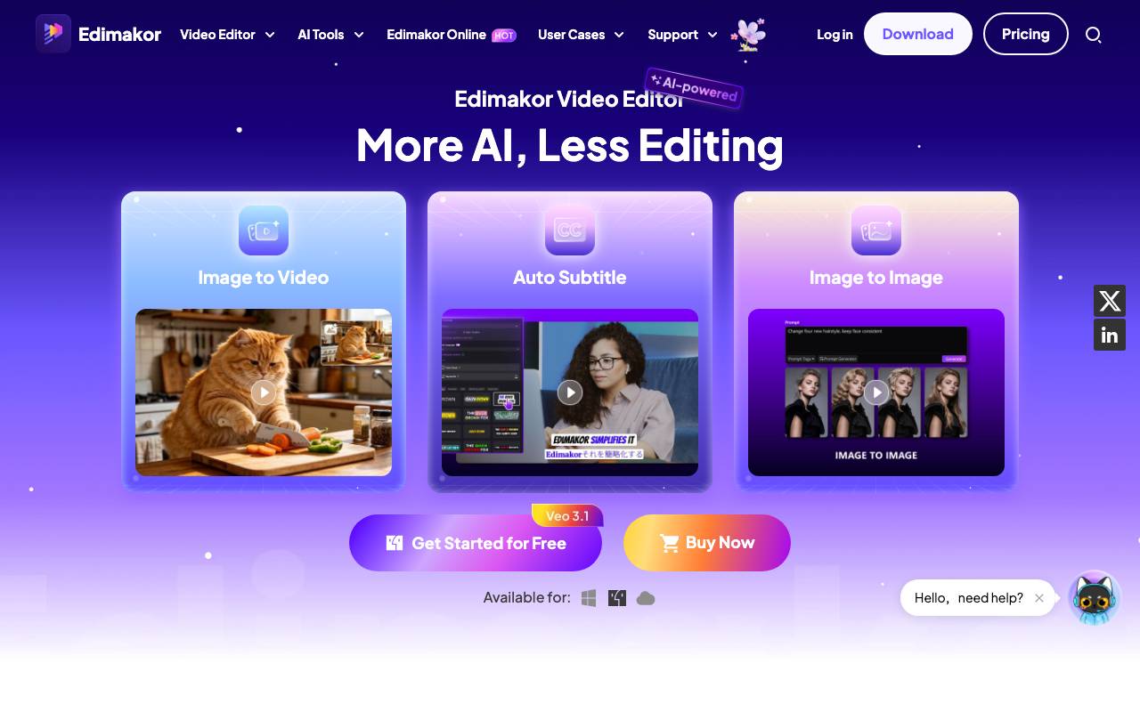 Edimakor website preview