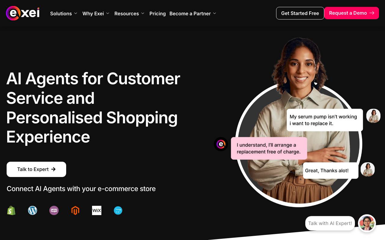 Exei website preview