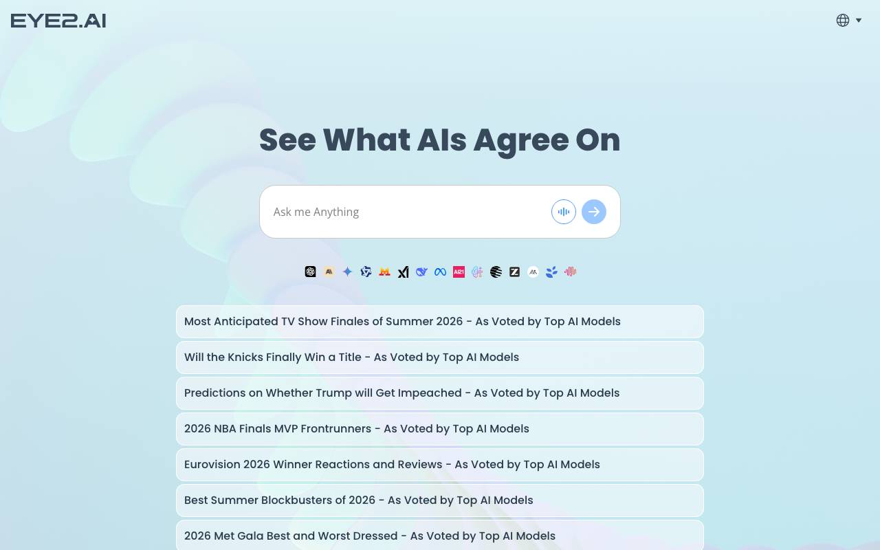 Eye2.AI website preview