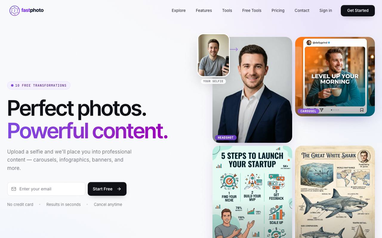 Fast Photo website preview