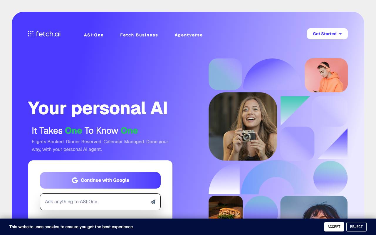 Fetch.ai website preview