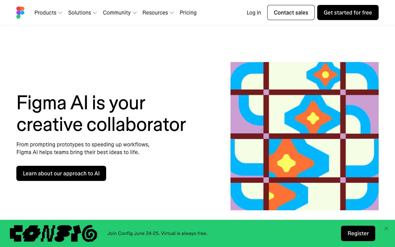 Figma AI website preview