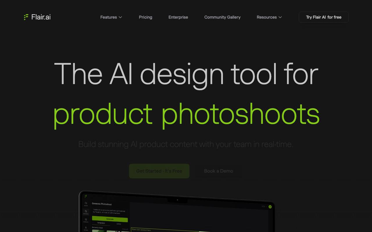 Flair Ai website preview
