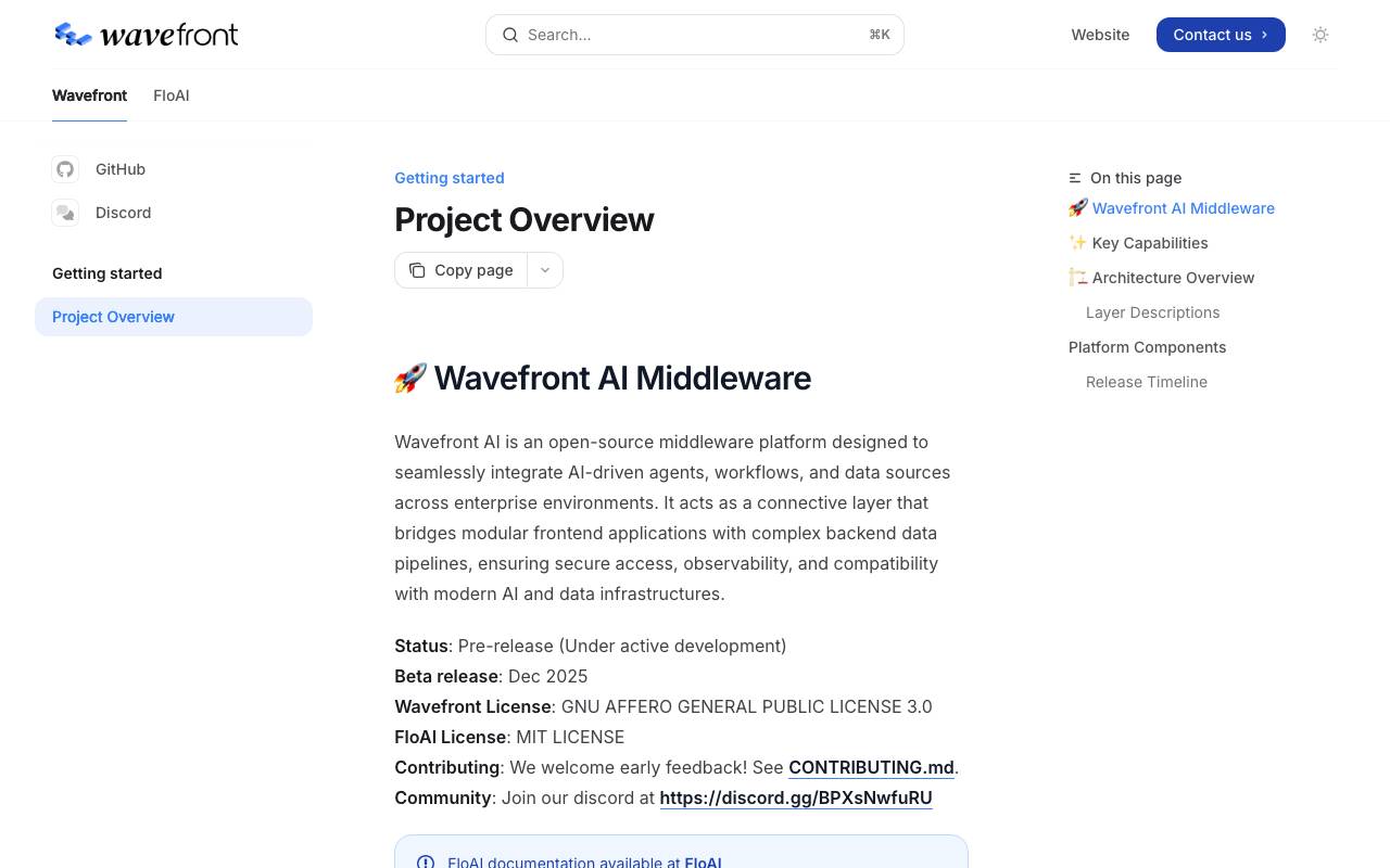 Flo AI website preview