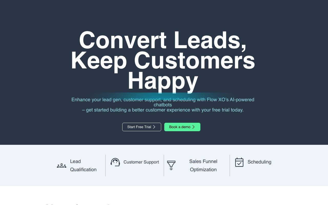 Flow XO website preview
