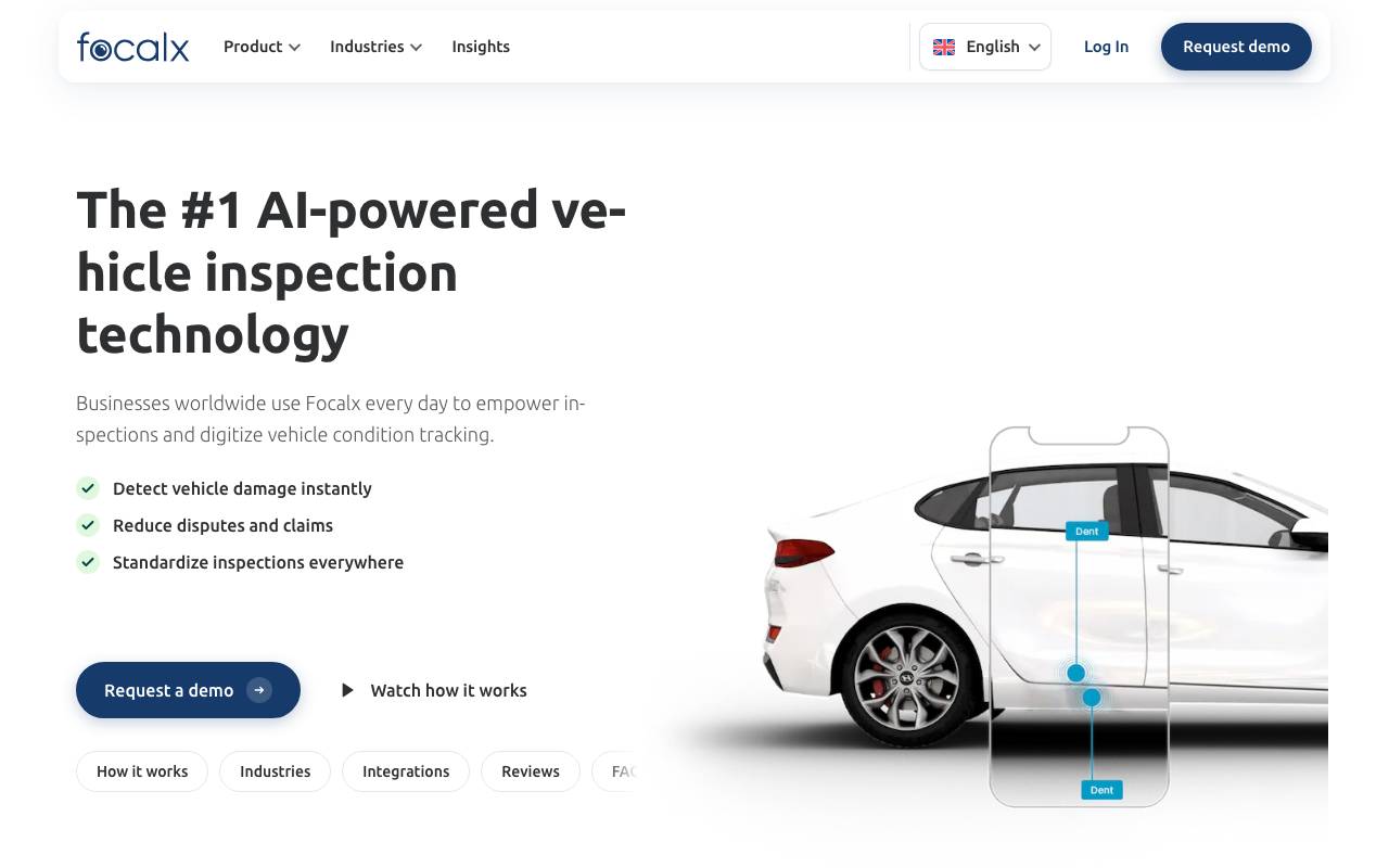 FocalX website preview