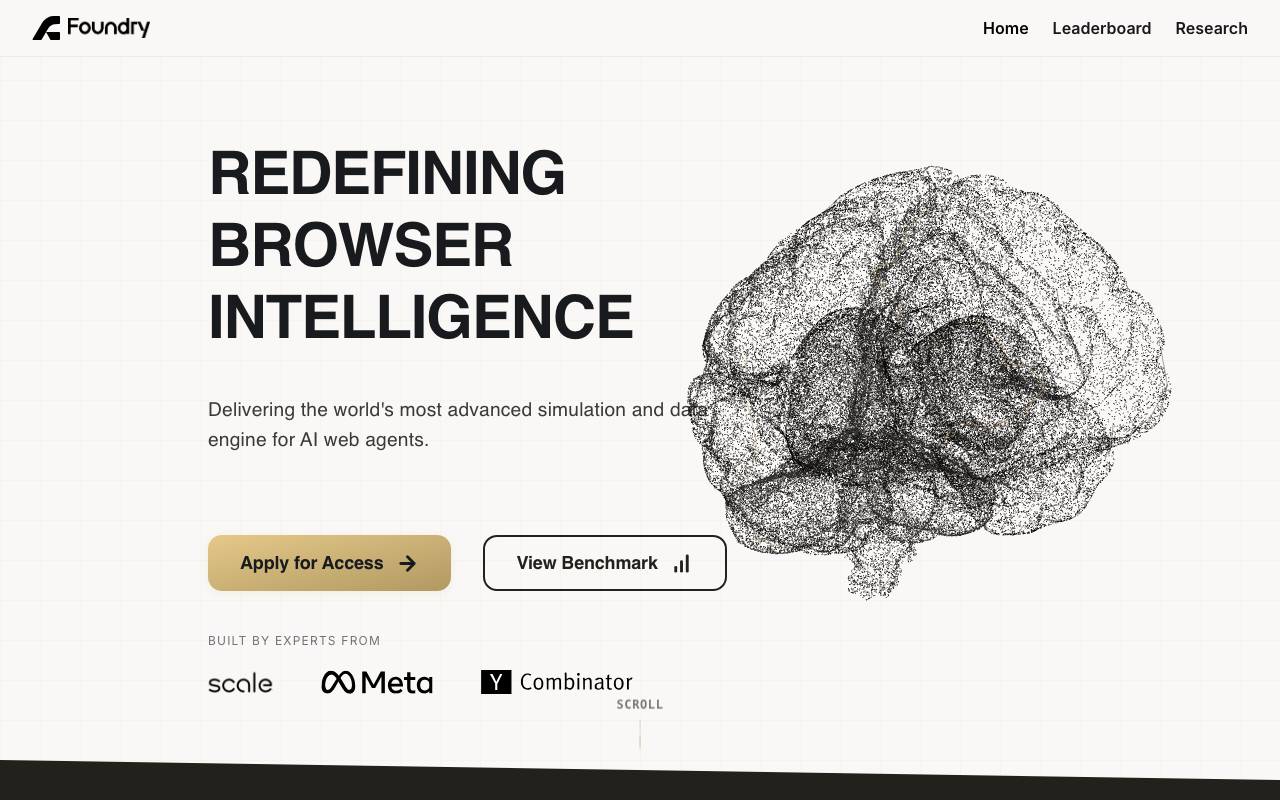 Foundry website preview