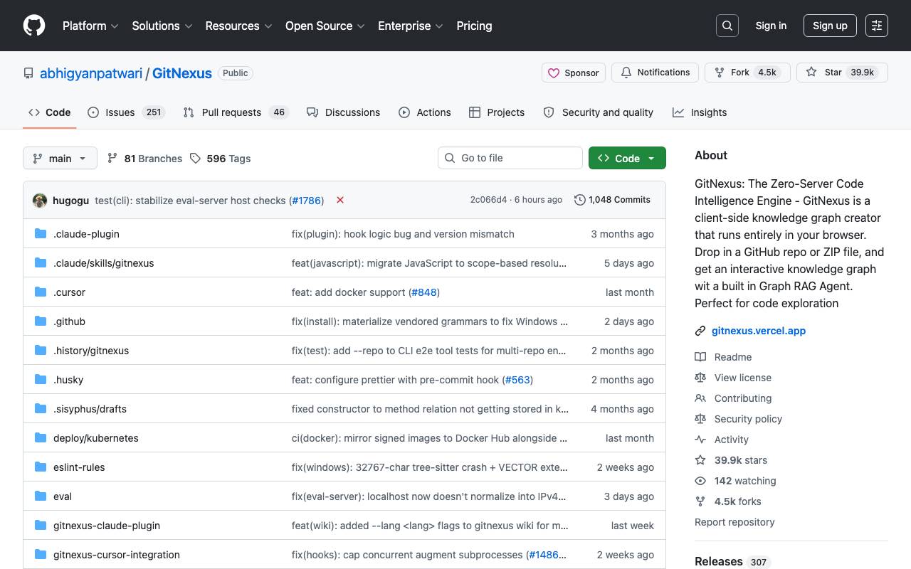 GitNexus website preview