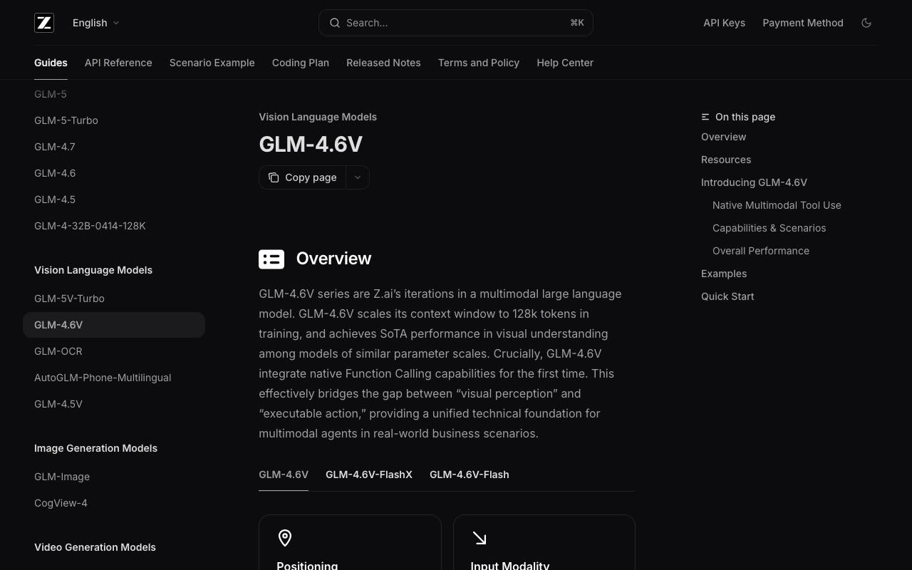 GLM-4.6V website preview