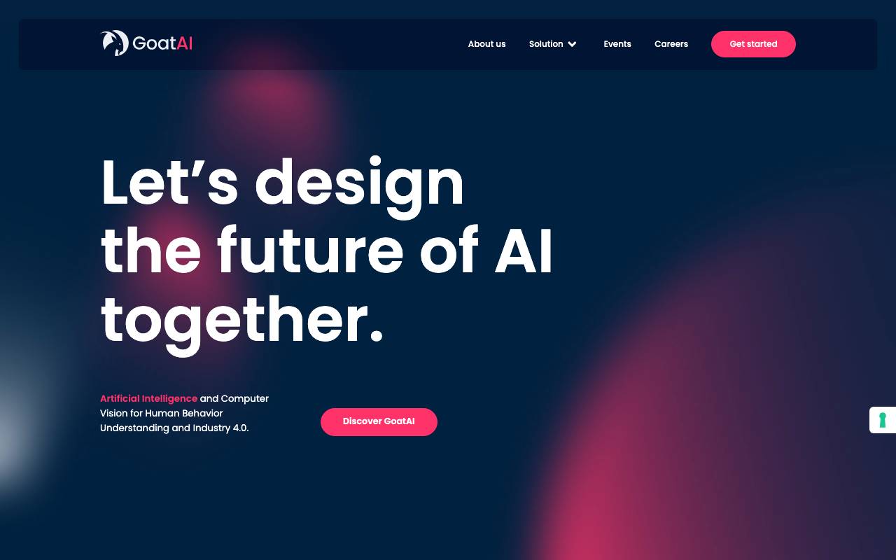 GoatAI website preview