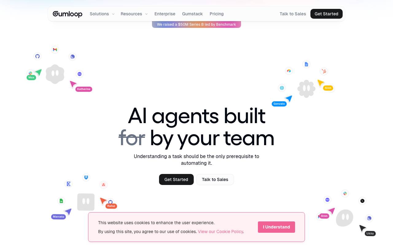 Gumloop website preview
