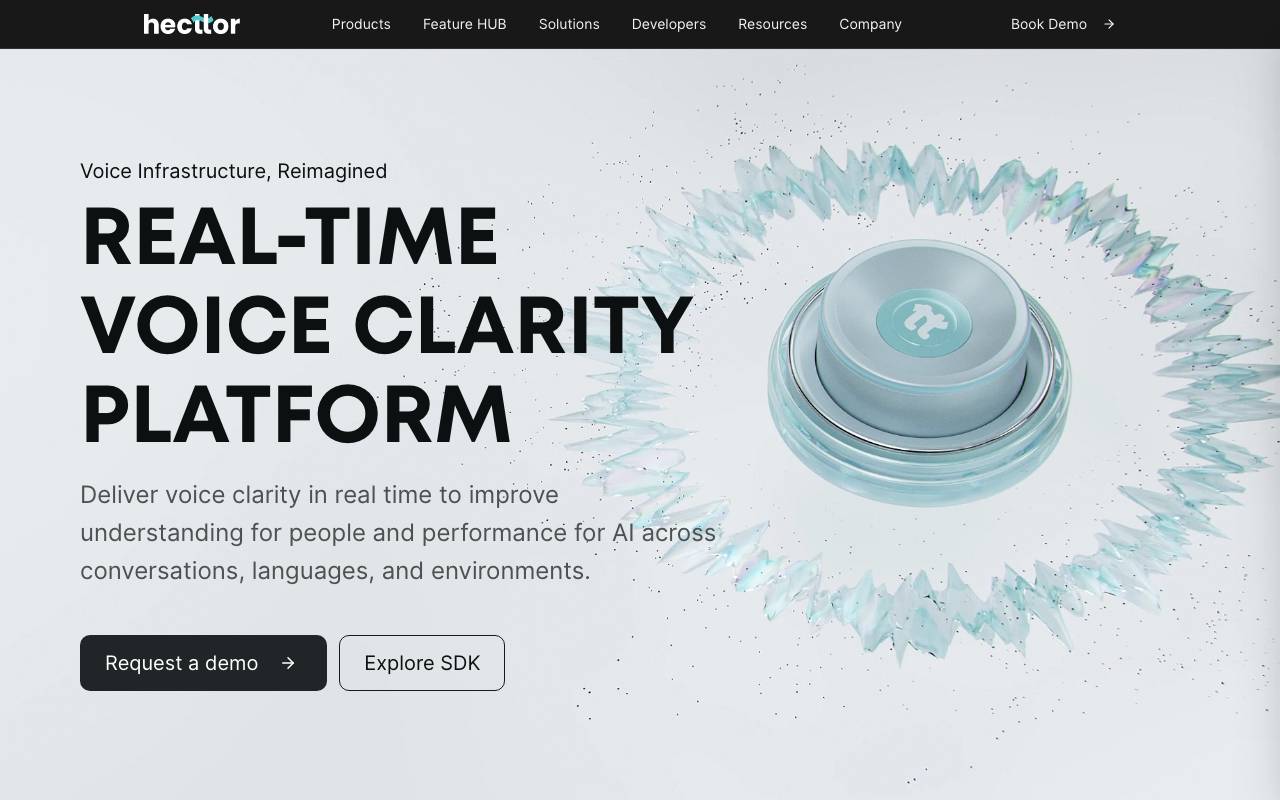 Hecttor website preview