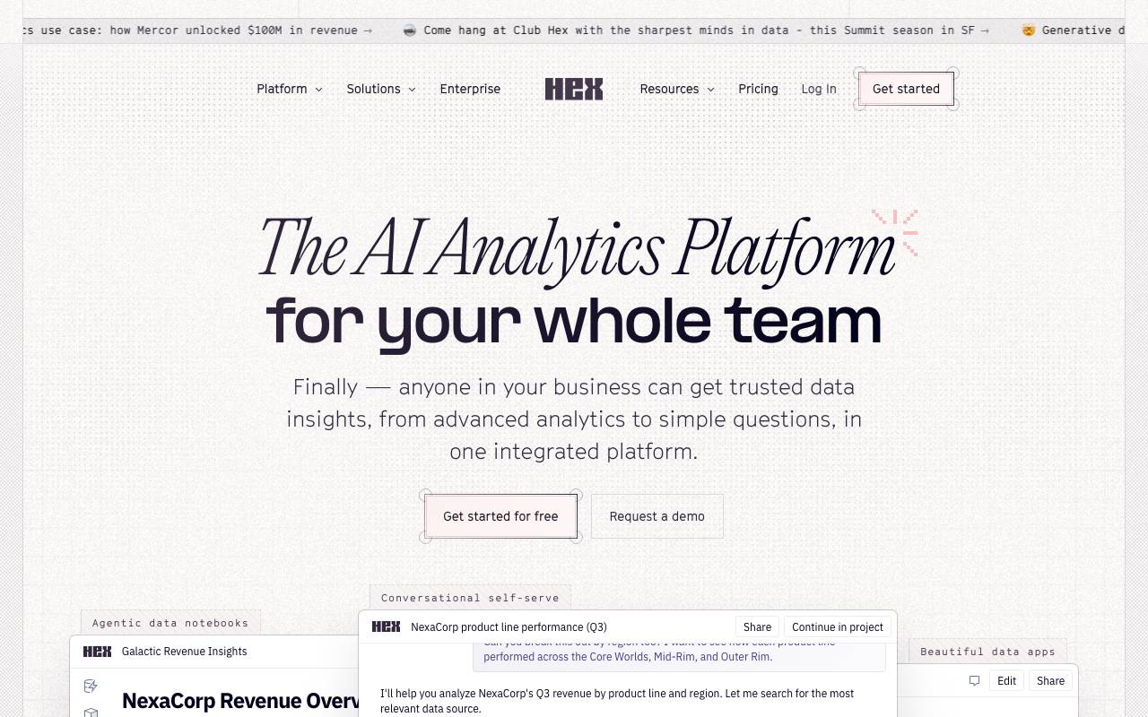 Hex website preview