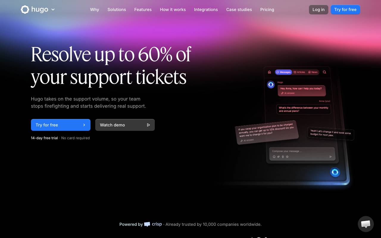 Hugo website preview