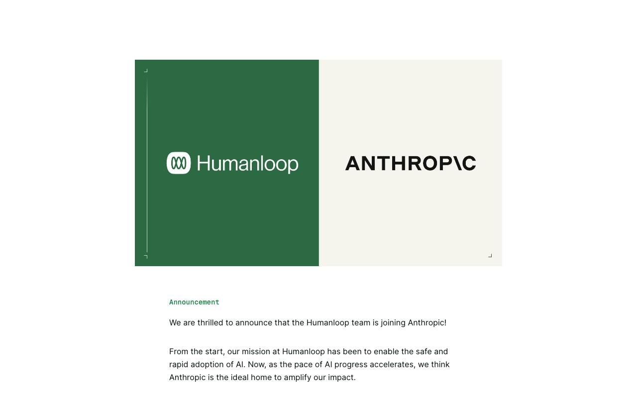 Humanloop website preview