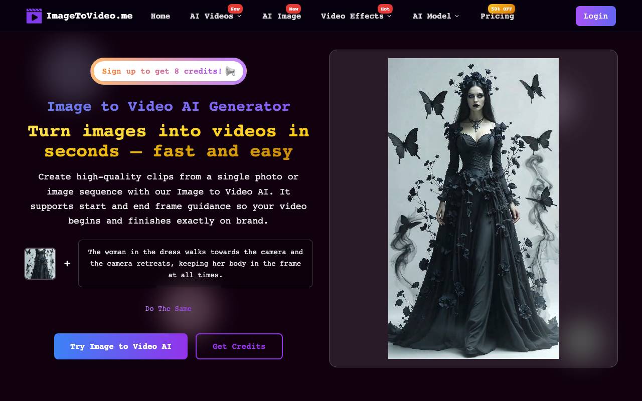 🎬 Image to Video AI - Where Static Images Come to Life, The New Era of AI Video Generation website preview