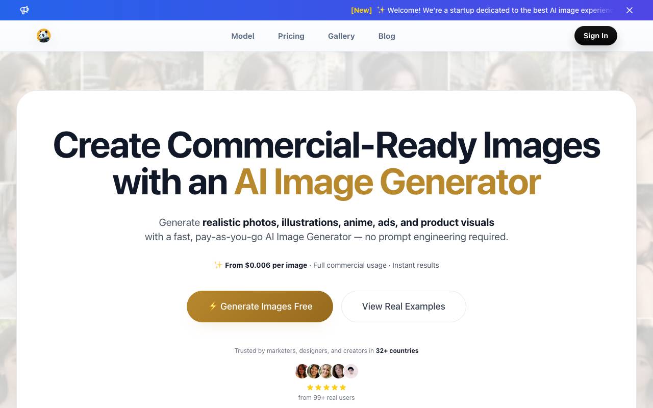 ImagensApp website preview