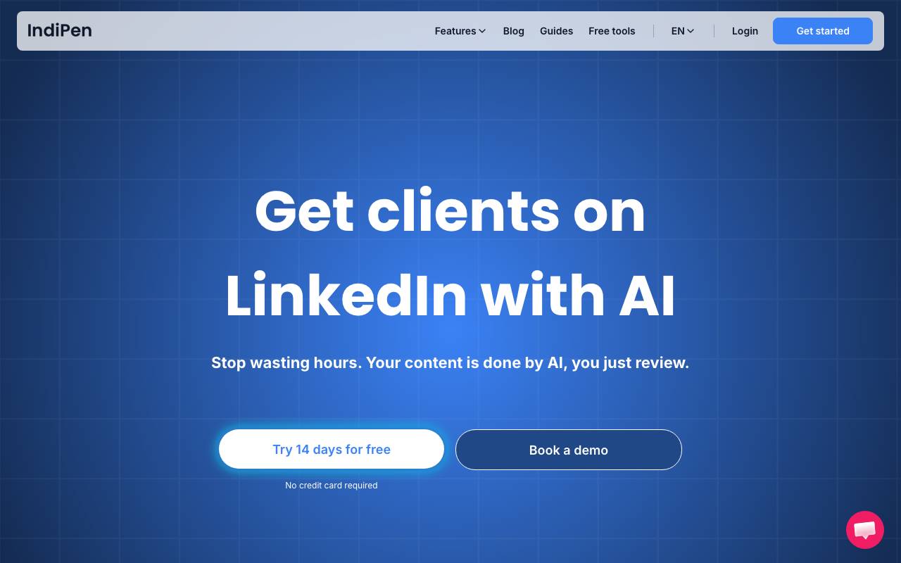 Indipen website preview