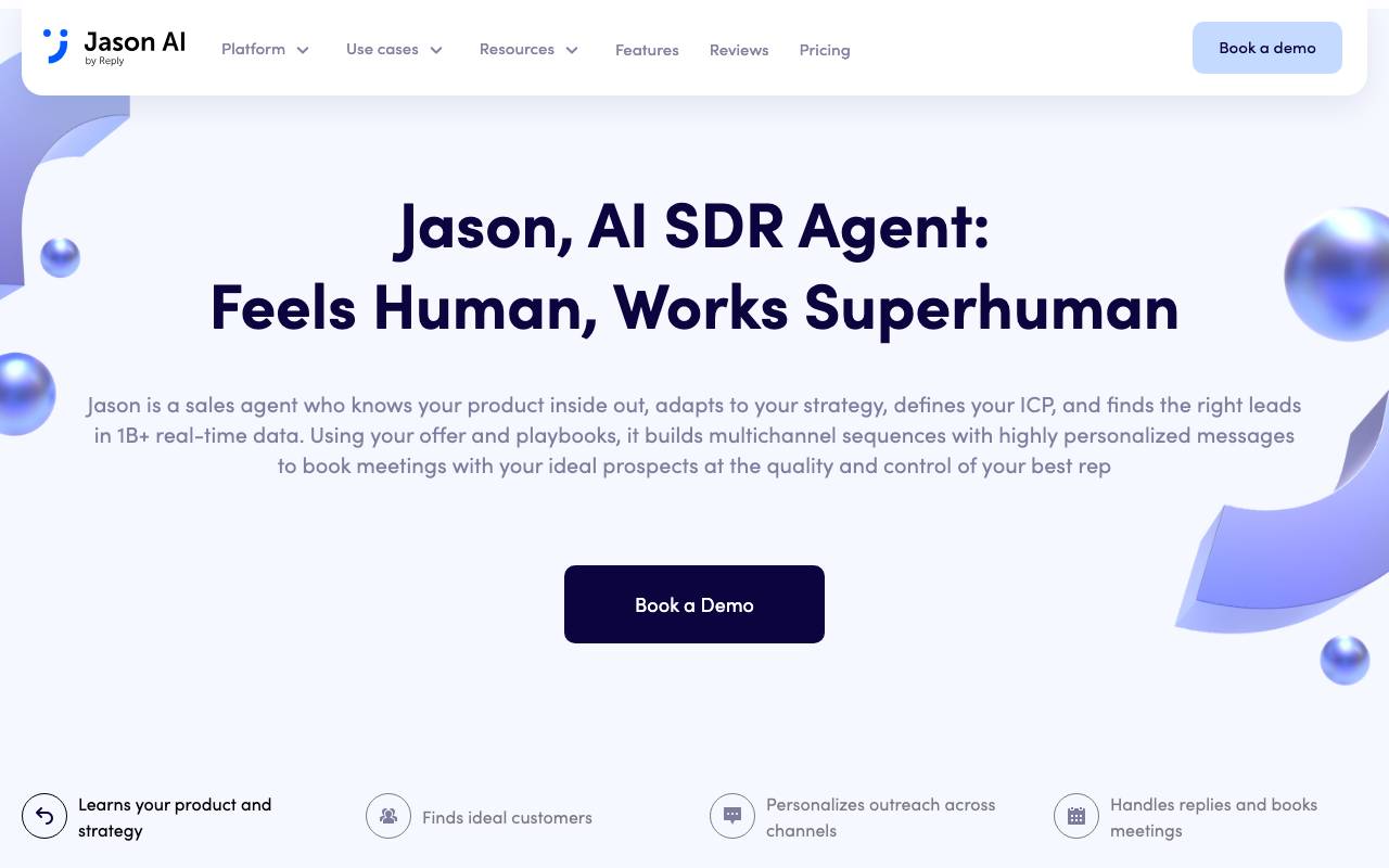 Jason AI website preview