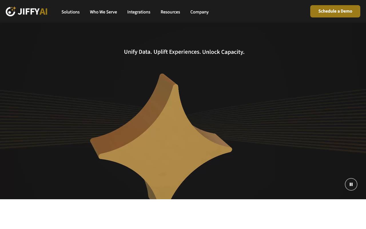 JIFFYAI website preview