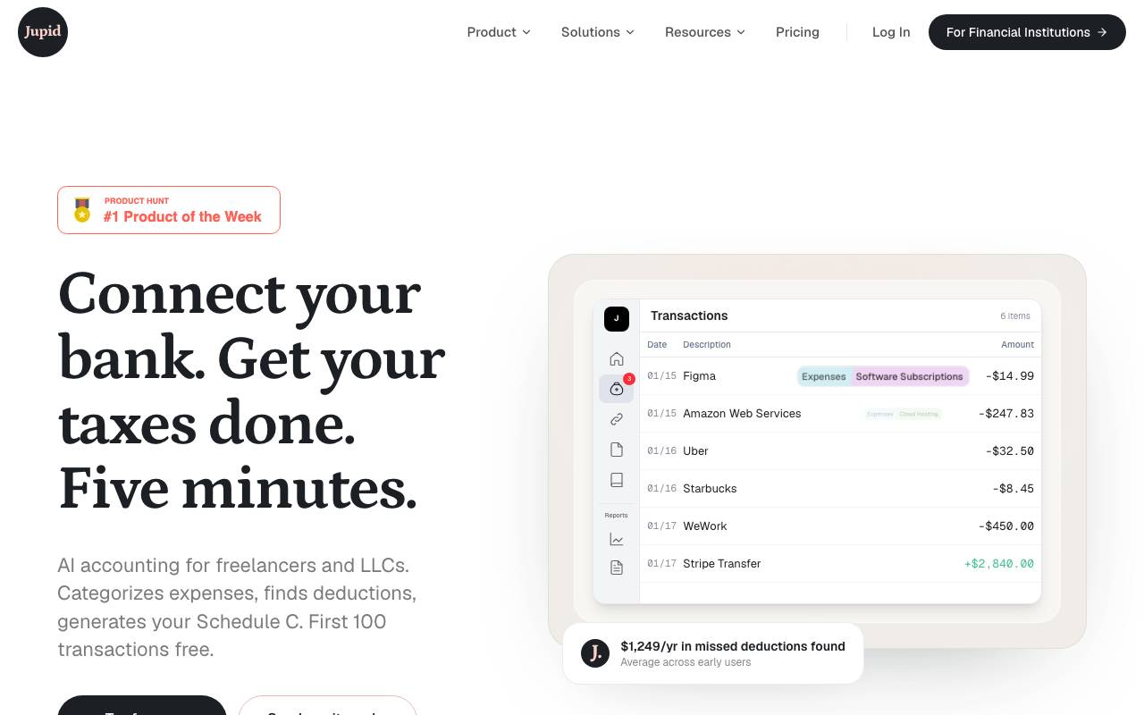 Jupid website preview
