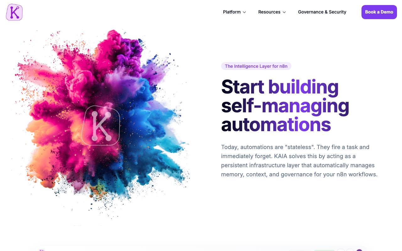 KAIA website preview