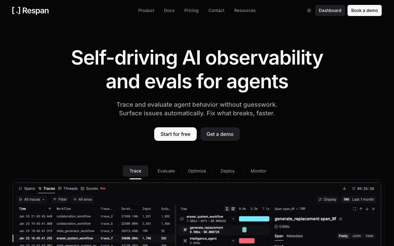 KeywordsAI website preview