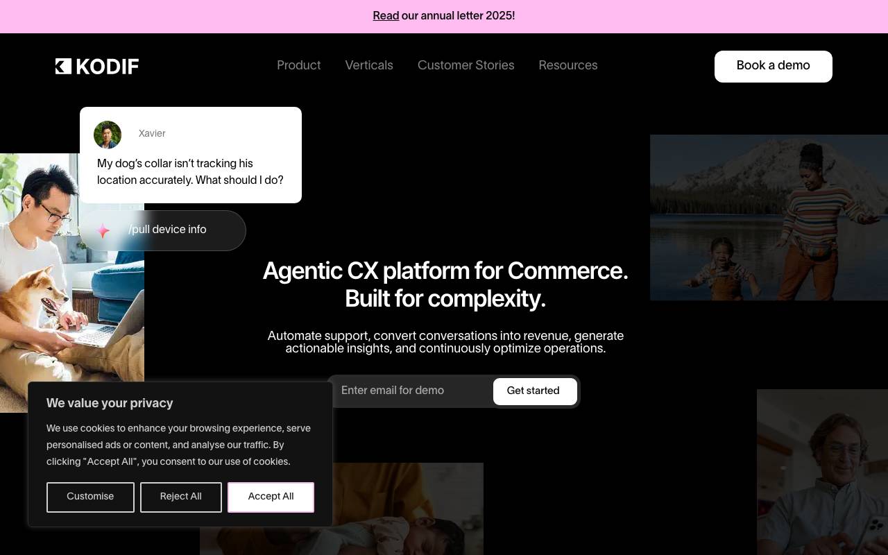 Kodif website preview
