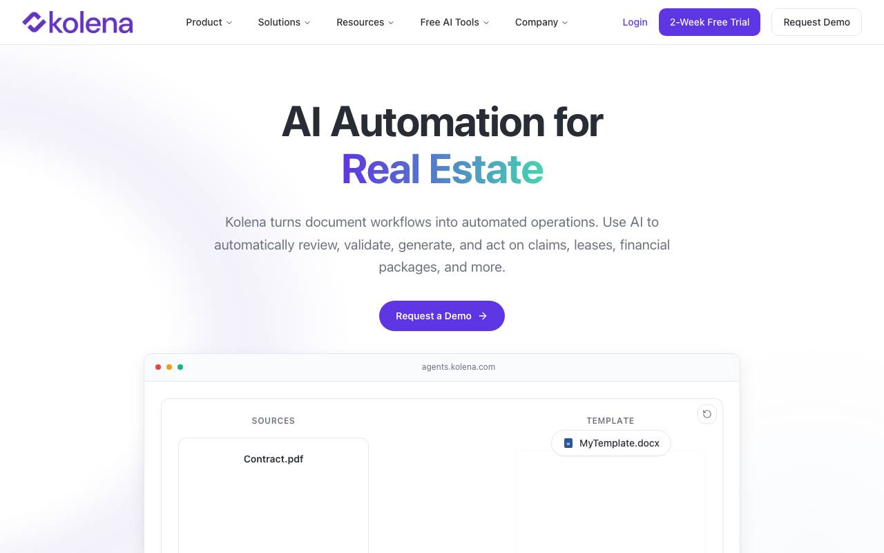Kolena GTM AI website preview