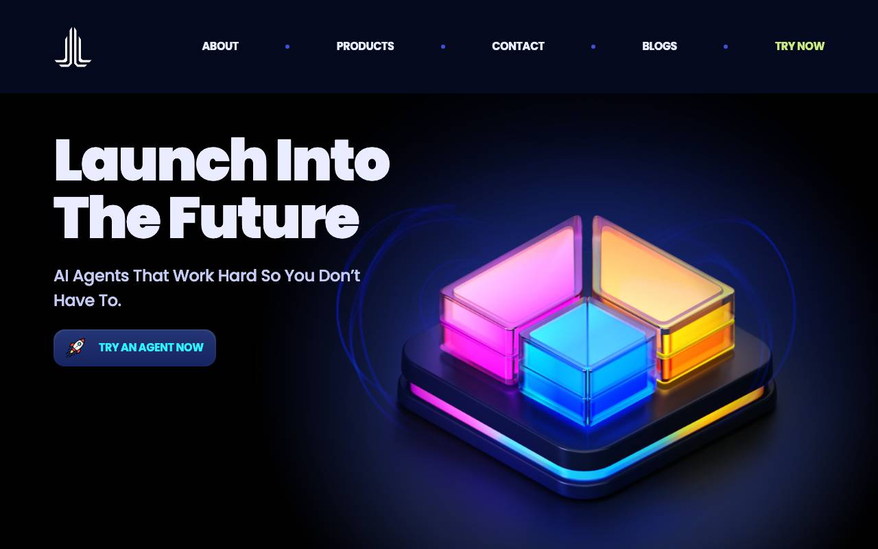 Launch Agents website preview