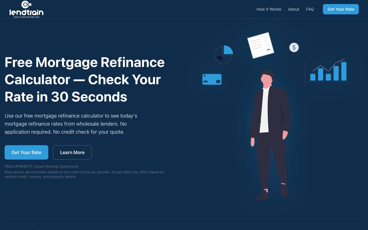 Lendtrain website preview