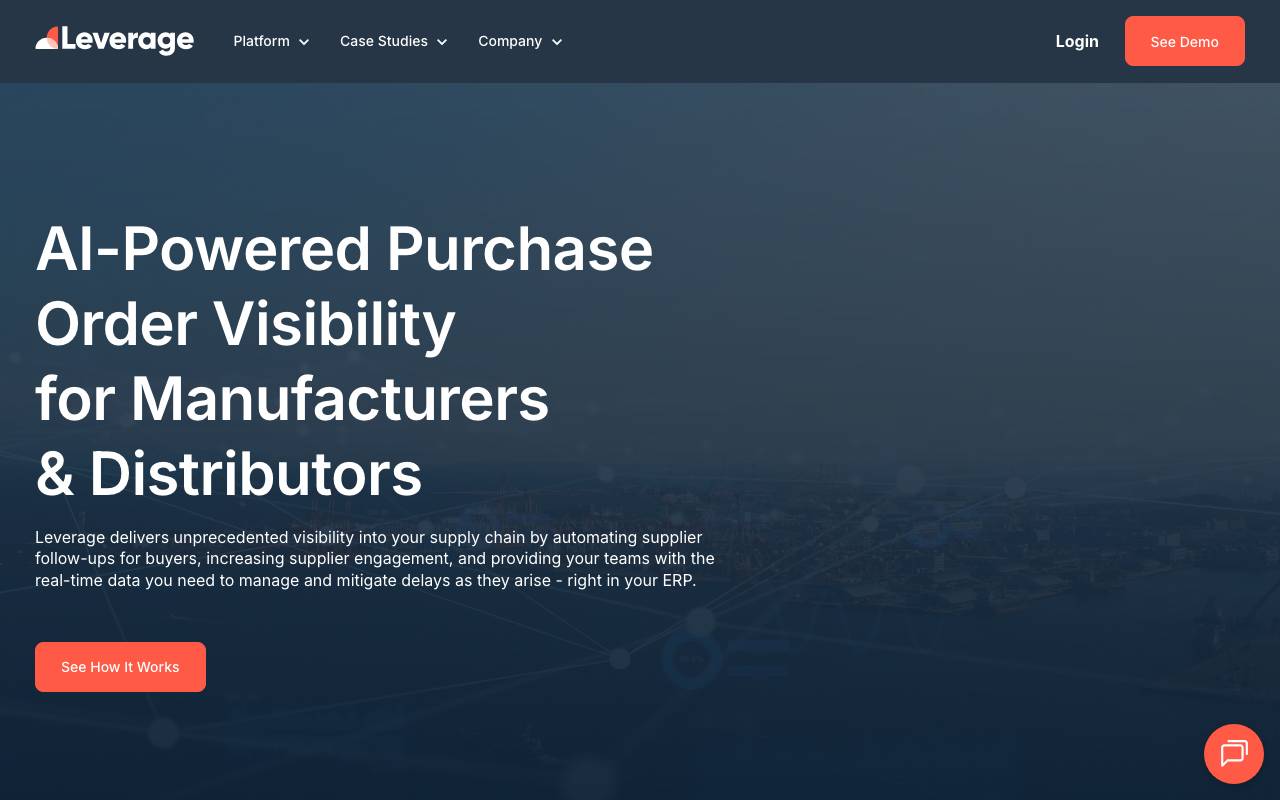 Leverage AI website preview