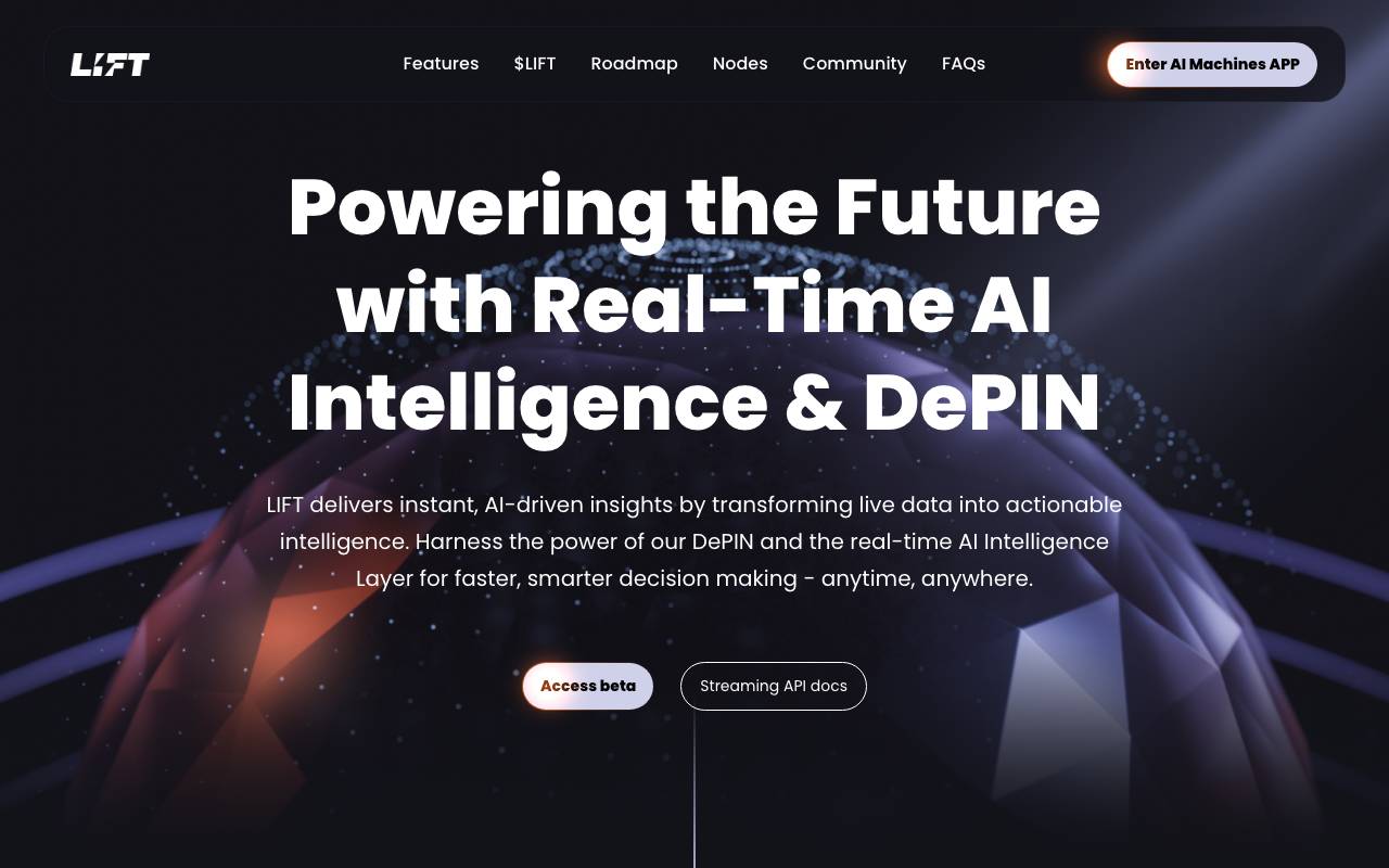 LIFT website preview