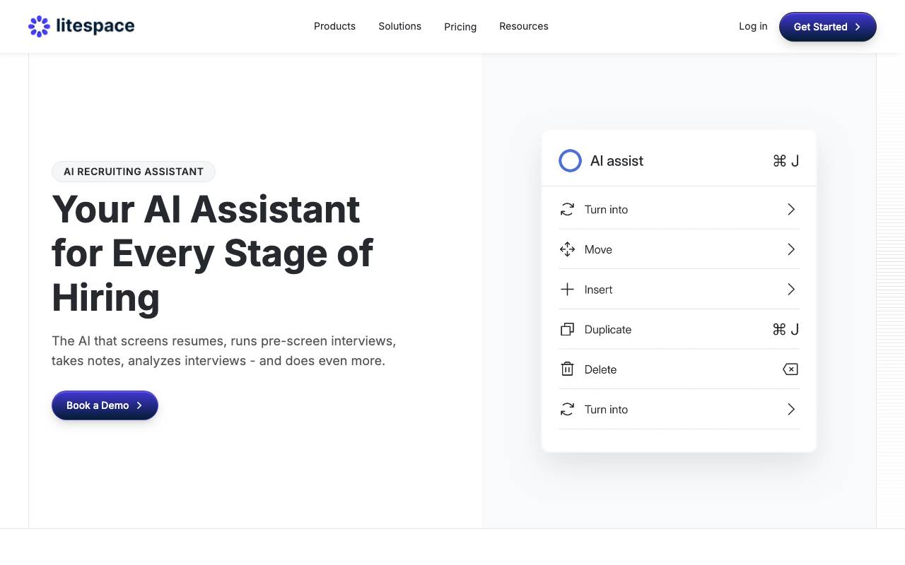 Litespace website preview