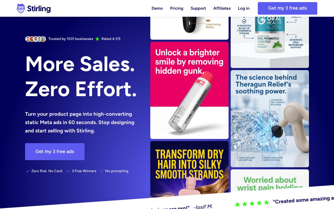 LogoLlama website preview