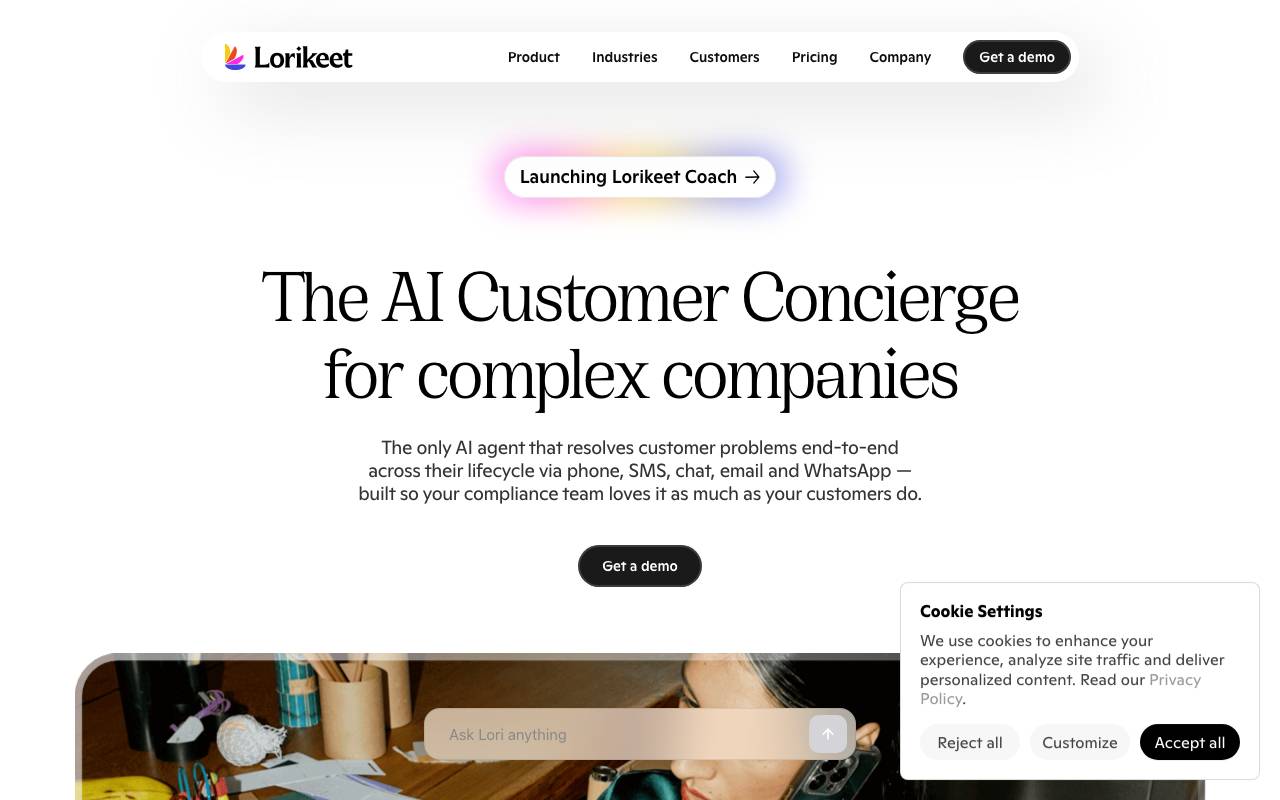 Lorikeet website preview