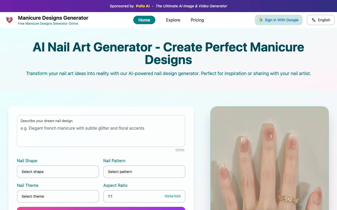 manicure.life website preview