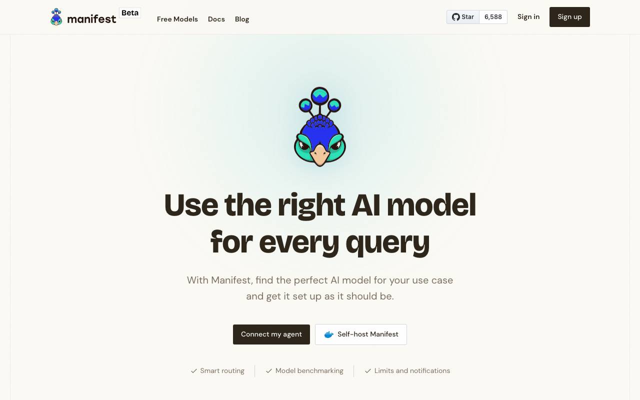 Manifest website preview