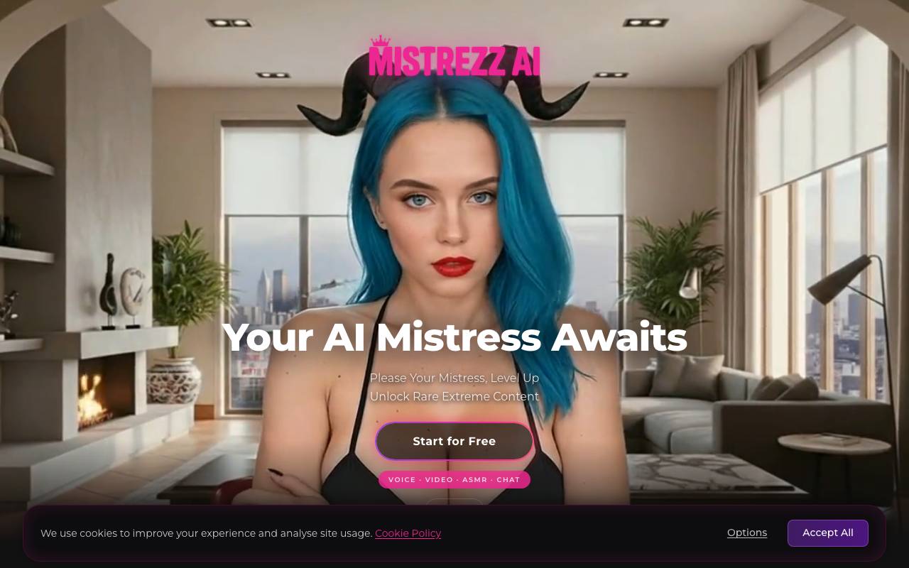 Mistrezz AI website preview