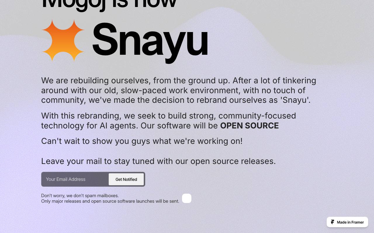Mogoj AI website preview