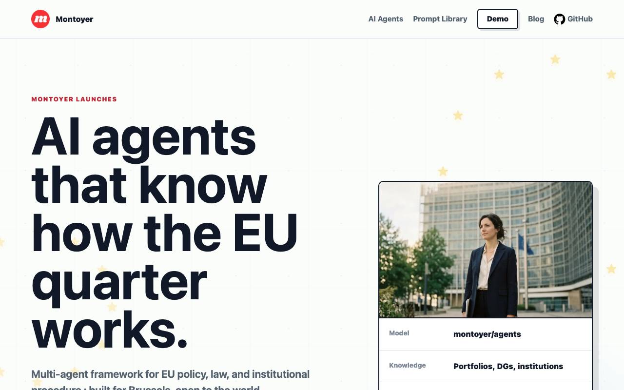 Montoyer Agents website preview