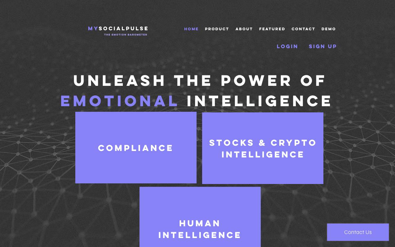 MySocialPulse website preview