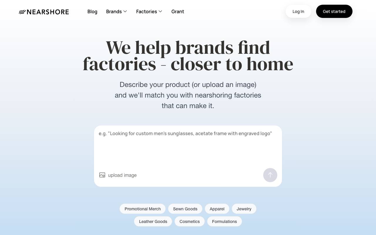 Nearshored website preview