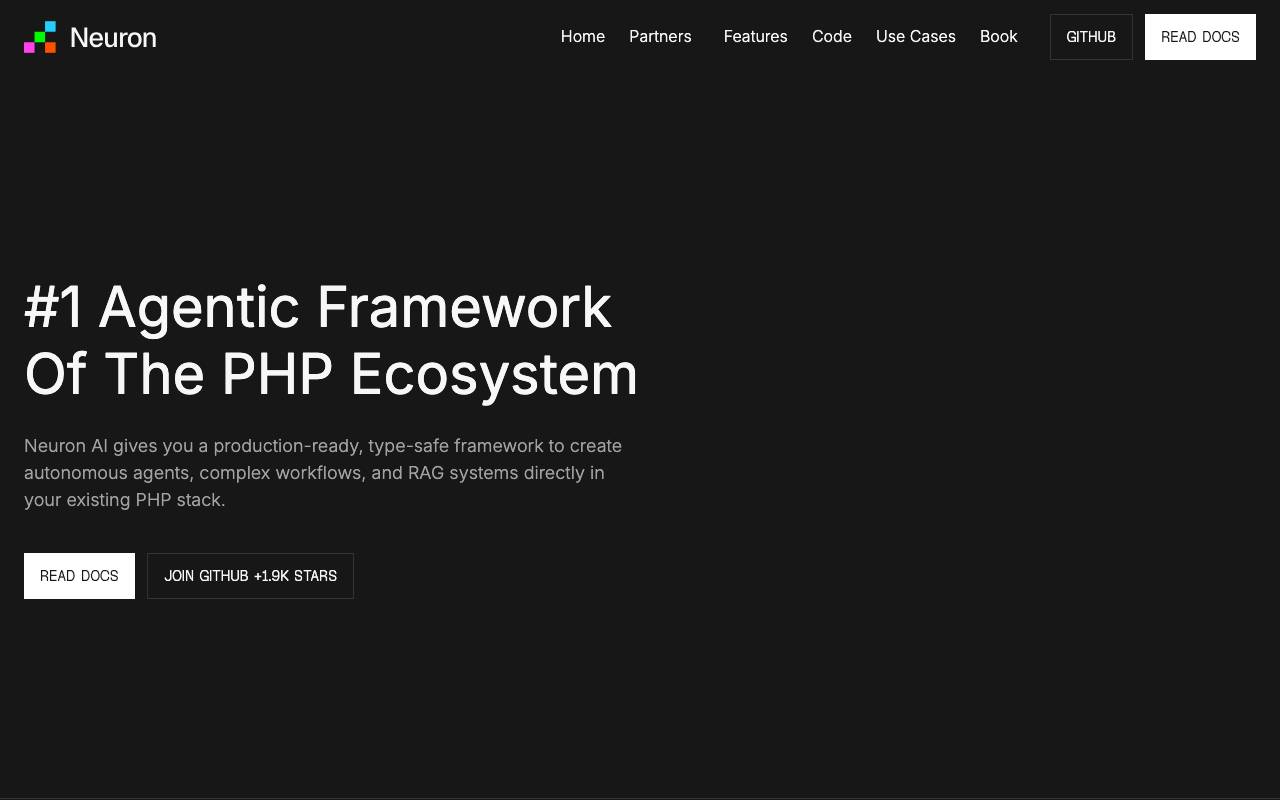 Neuron website preview