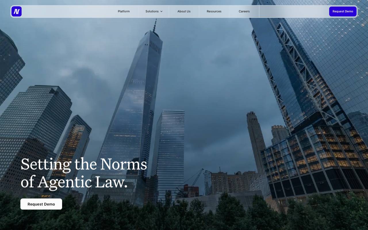 Norm AI website preview