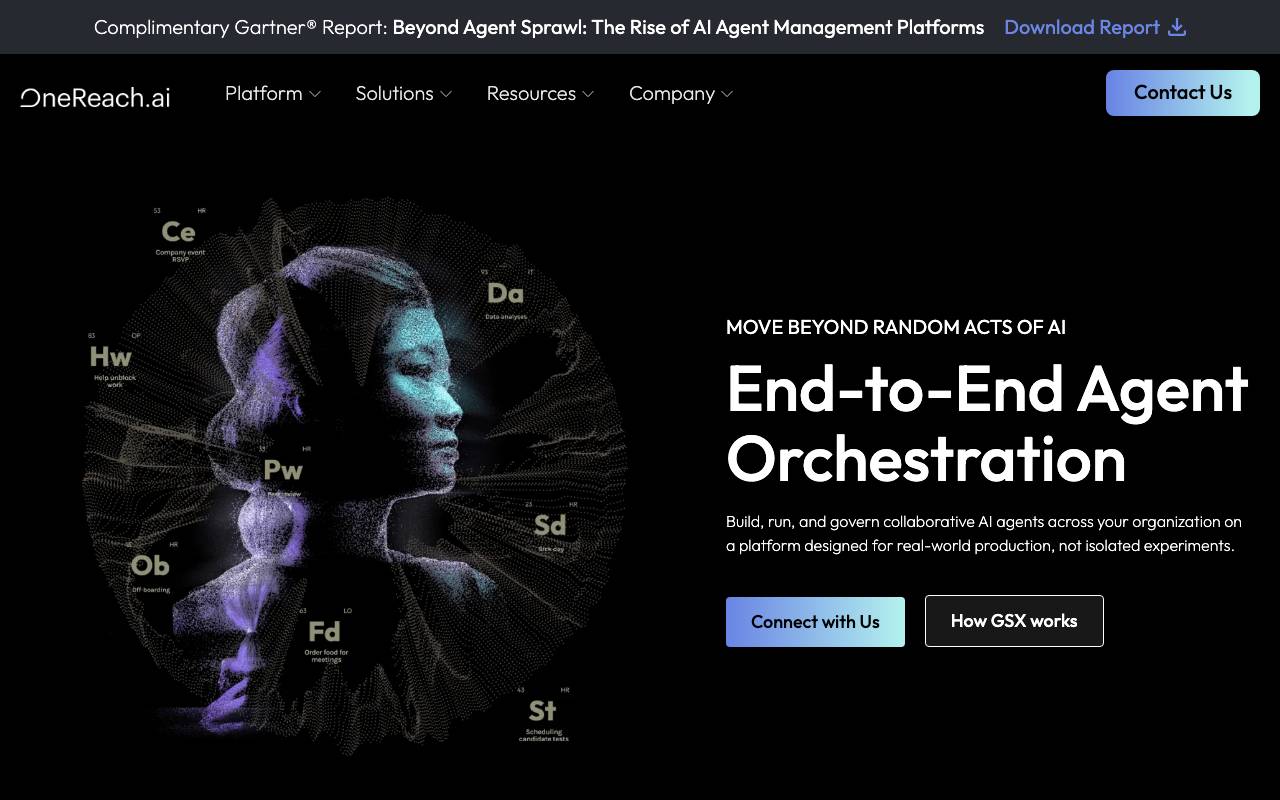 OneReach.ai website preview